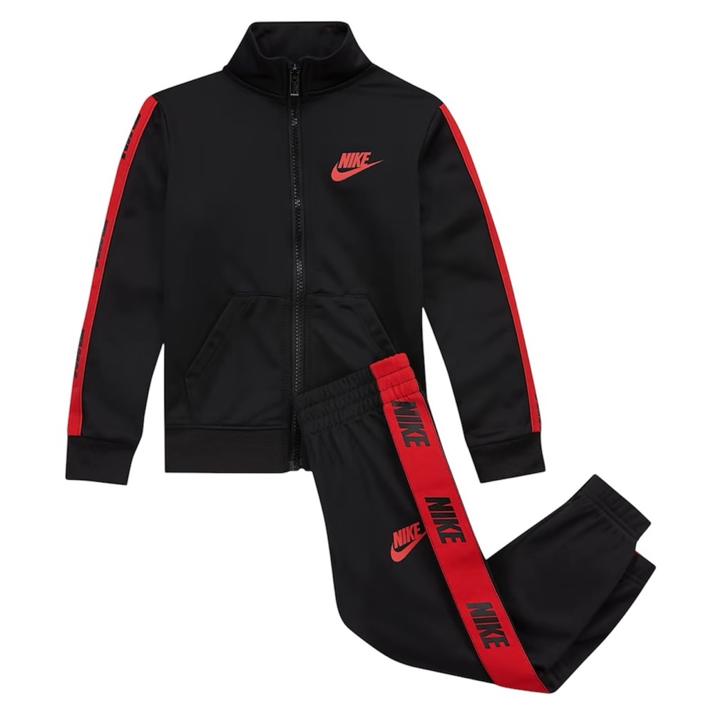 Nike ThermaFit Black & Red Outfit Set